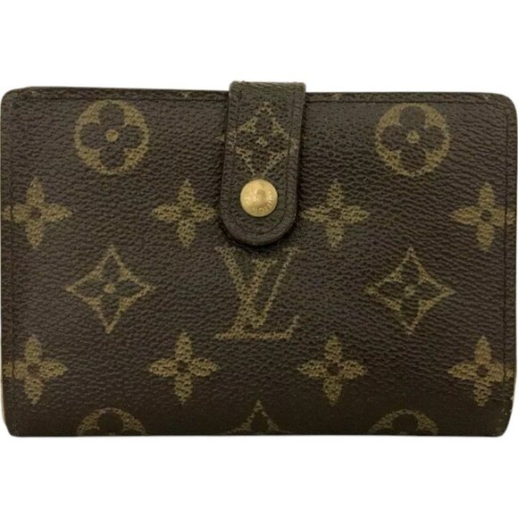 572190AY (L2) Louis Vuitton Wallet Porte Monnaie Brown Monogram - Picture 1 of 9